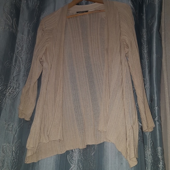 Beige open cardigan - Picture 2 of 3